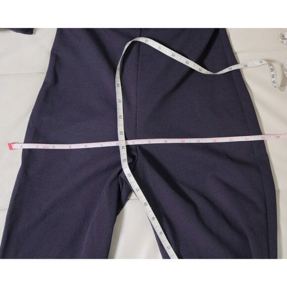 ALLY B Navy Blue Ruffle Shoulder Jumpsuit - Picture 6 of 6